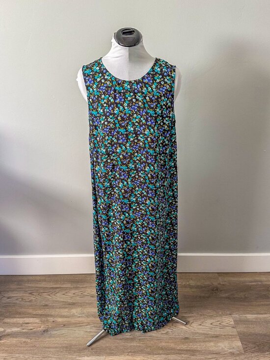 Vintage Dresses & Skirts - Vintage 90's Maxi Floral Dress